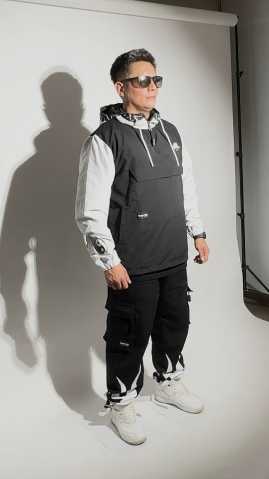 Cortaviento Yin-Yang Black & White – ZEN897 DROP 11:11