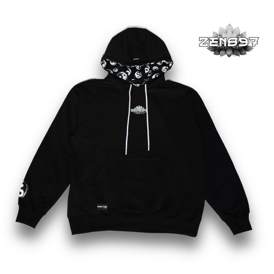 Polerón ZEN897 Yin-Yang Drip Negro – DROP 11:11