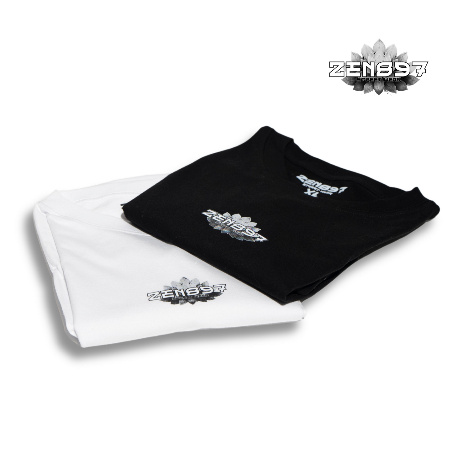 Polera ZEN897 “Yin-Yang Drip” Blanca – DROP 11:11