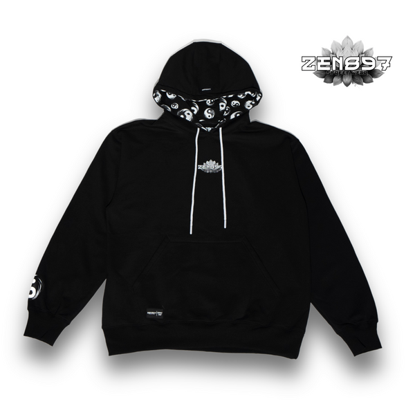 トップス ENNOY KPM Berlin Hoodie Black XL Polerón Oversize Yin-Yang Negro | Hoodie Streetwear Chile ZEN897