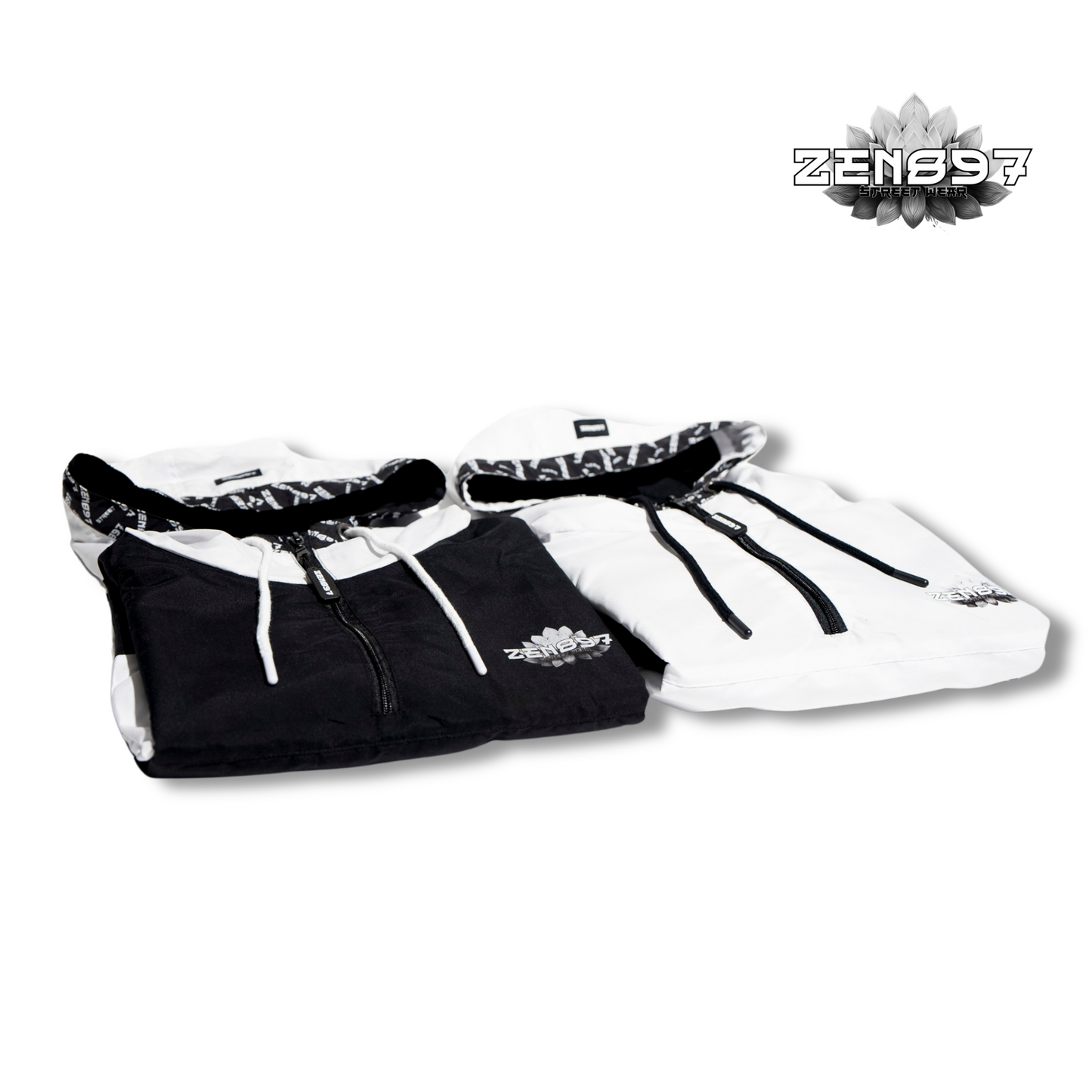 Cortaviento Yin-Yang Black & White – ZEN897 DROP 11:11