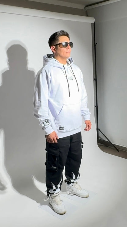 Polerón ZEN897 Yin-Yang Drip Blanco – DROP 11:11