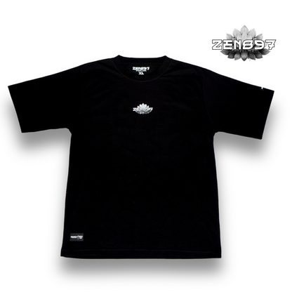 Polera ZEN897 “Yin-Yang Drip” Negra – DROP 11:11