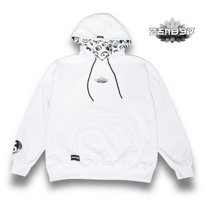Polerón ZEN897 Yin-Yang Drip Blanco – DROP 11:11