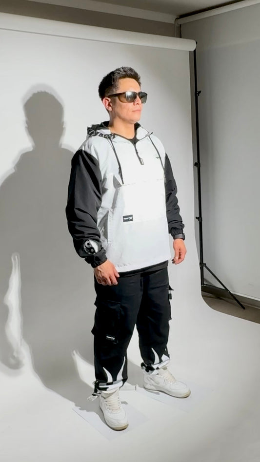 Cortaviento ZEN897 Contrast Black & White – DROP 11:11