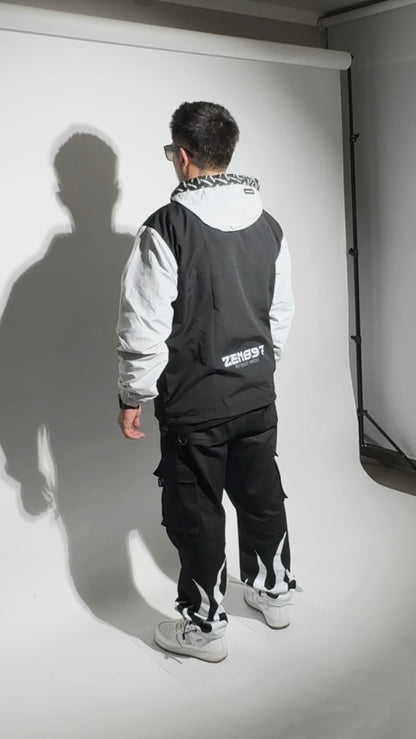 Cortaviento Yin-Yang Black & White – ZEN897 DROP 11:11