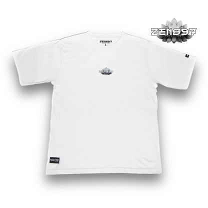Polera ZEN897 “Yin-Yang Drip” Blanca – DROP 11:11