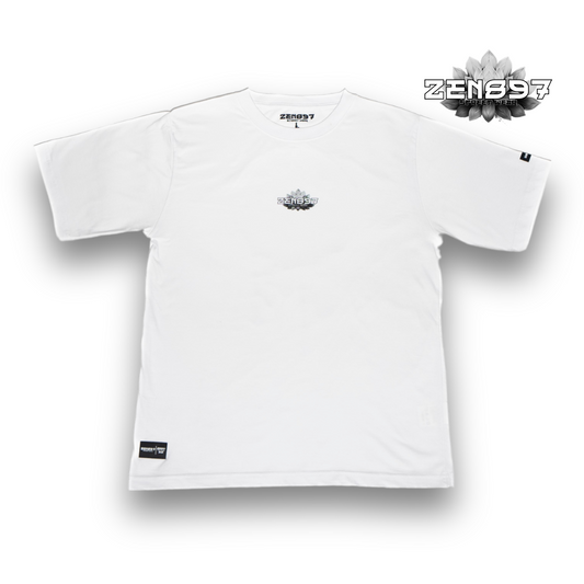 Polera ZEN897 “Yin-Yang Drip” Blanca – DROP 11:11
