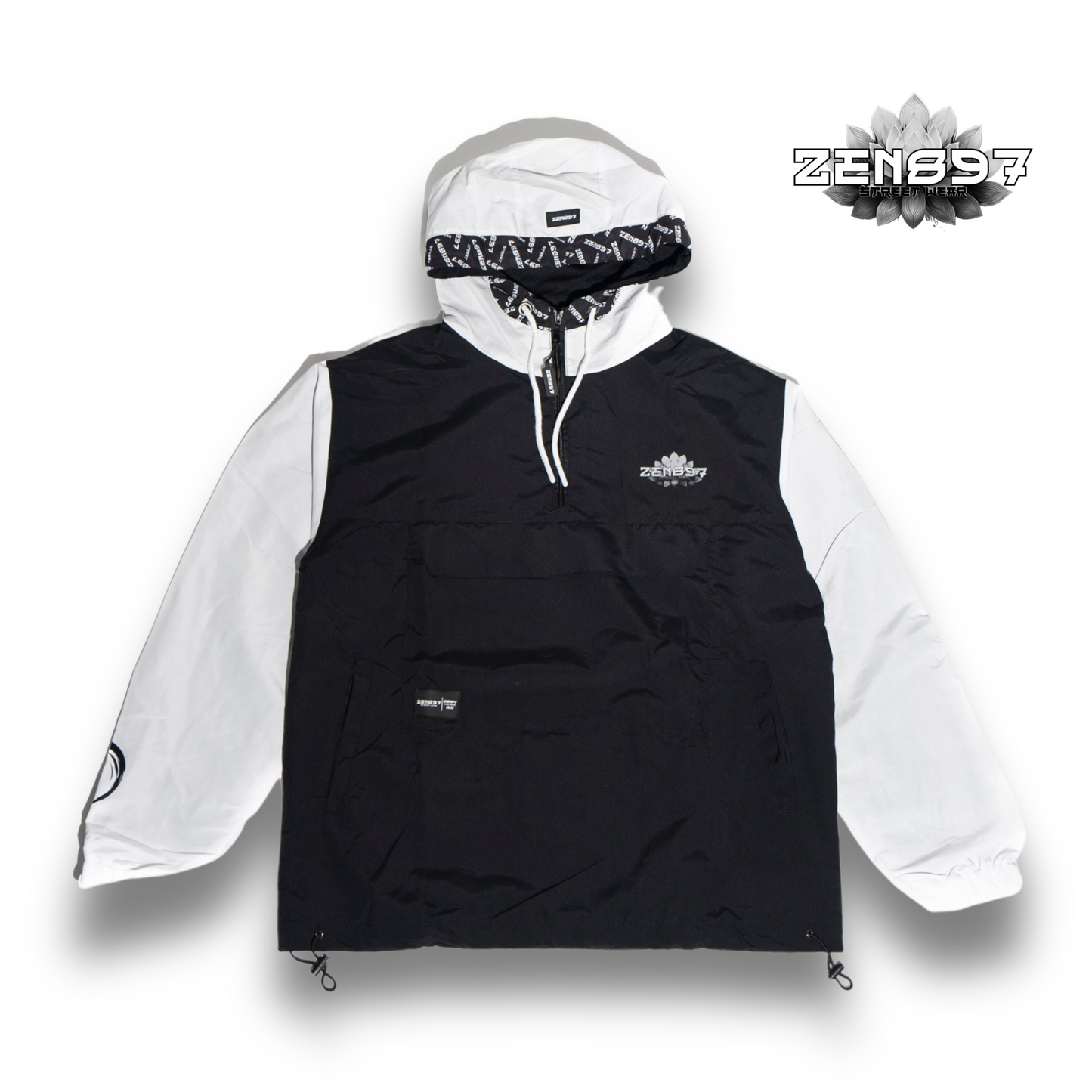 Cortaviento Yin-Yang Black & White – ZEN897 DROP 11:11