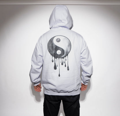 Polerón ZEN897 Yin-Yang Drip Blanco – DROP 11:11
