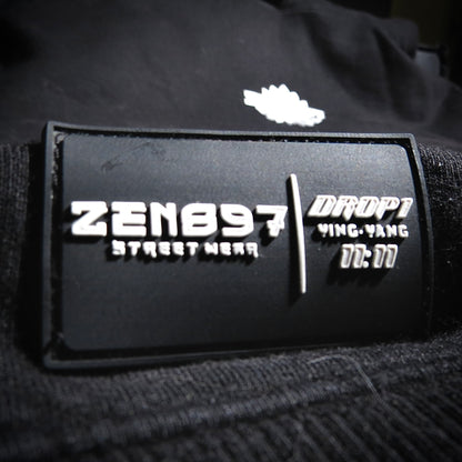 Polerón ZEN897 Yin-Yang Drip Negro – DROP 11:11