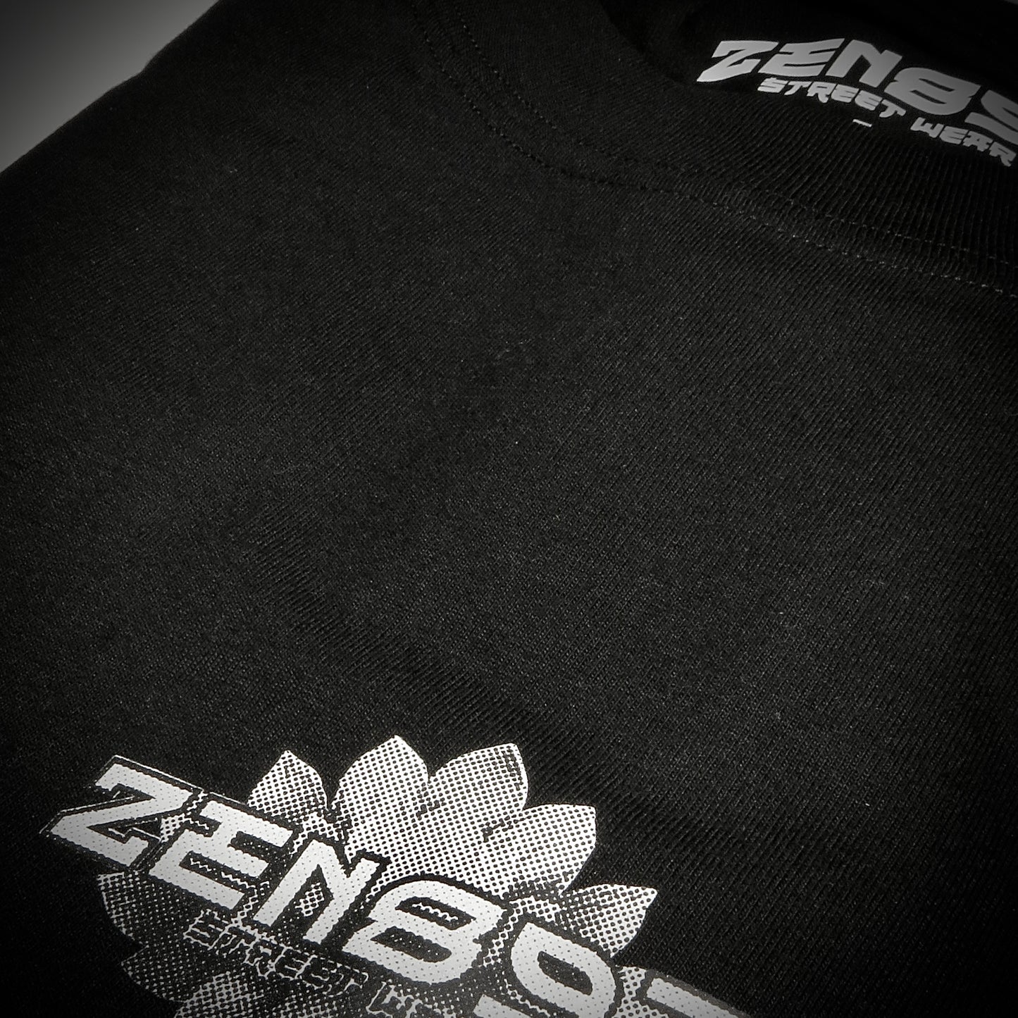 Polera ZEN897 “Yin-Yang Drip” Negra – DROP 11:11