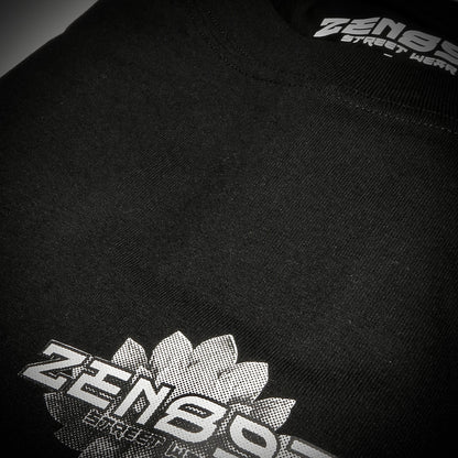 Polera ZEN897 “Yin-Yang Drip” Negra – DROP 11:11